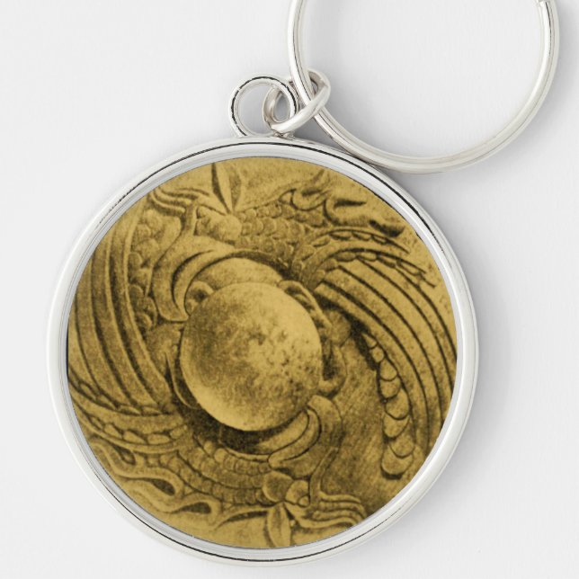 FIGHTING OF GRYPHONS KEYCHAIN (Front)