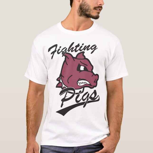 Fighting Pigs T-Shirt (Front)