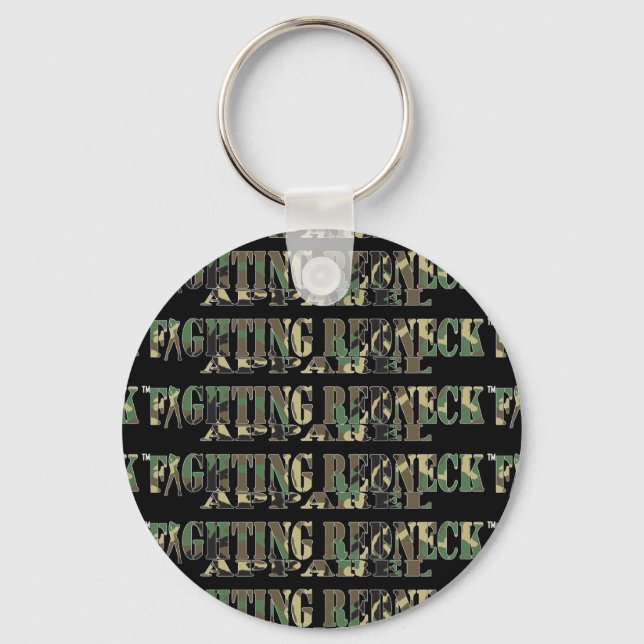 Fighting Redneck Apparel Key Chain (Front)