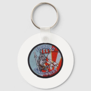 FIGHTING SUNDOWNERS VF-111 KEYCHAIN
