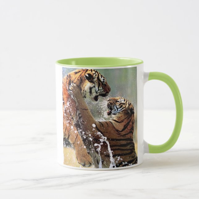 Fighting tigers mug (Right)