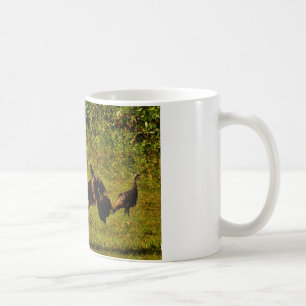Fighting Wild Turkeys in The Smoky Mountains Coffee Mug