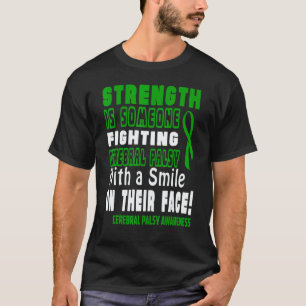 Fighting with a smile Cerebral Palsy Awareness T-Shirt