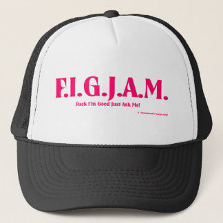 FIGJAM - PINK TRUCKER HAT