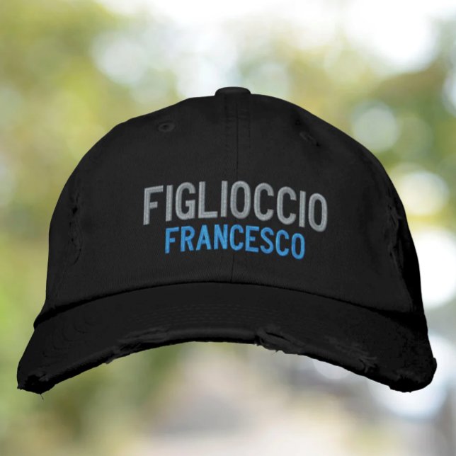 Figlioccio (godson) personalized   embroidered hat (Creator Uploaded)