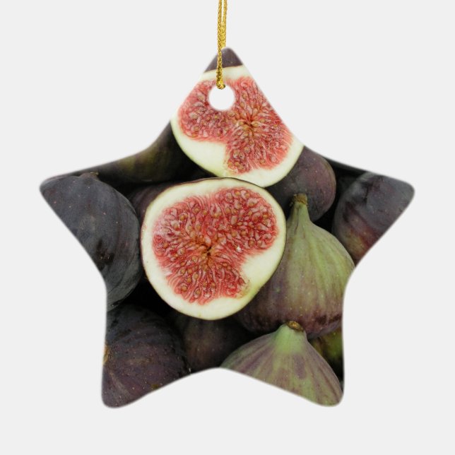 Figs Ceramic Ornament (Front)