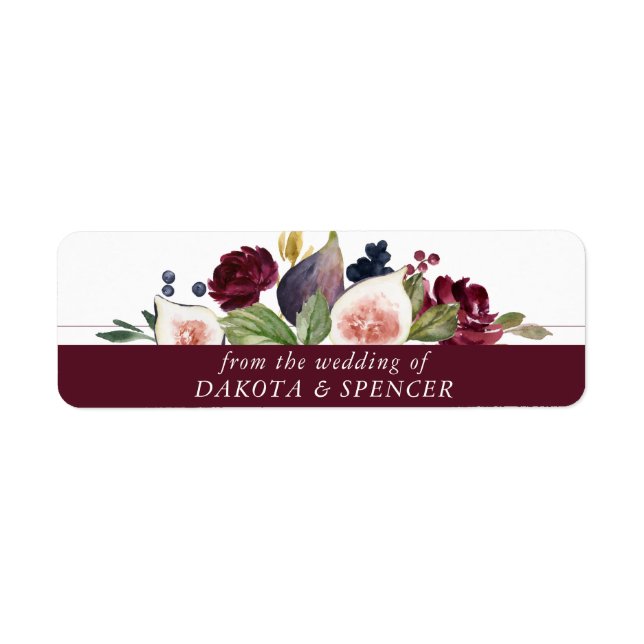 Figues florissantes | Rustique Moody Floral Weddin (Devant)