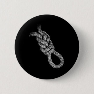 Figure 8 on Bight 2 Inch Round Button