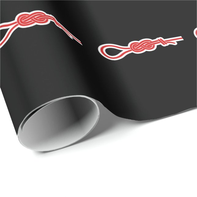 Figure 8 rock climbing knot wrapping paper (Roll Corner)