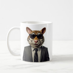 figure animale dans une tasse de suite