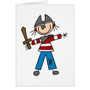 Figure de bâton de pirate