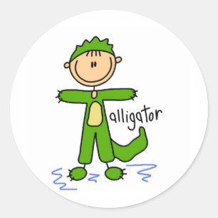 Figure De Sticker Dans L'Autocollant De Costume D'