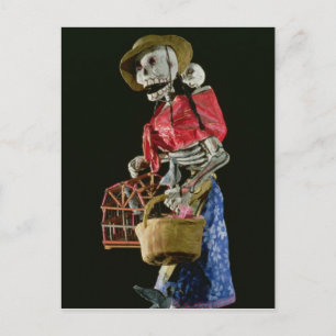 Figure for The Day of the Dead Postcard