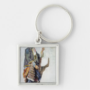 Figure of a girl in Turkish costume, 19th century Keychain
