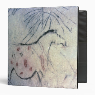 Figure of a pregnant mare with parallel line marki binder