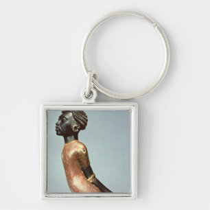Figure of an African man from end of Keychain