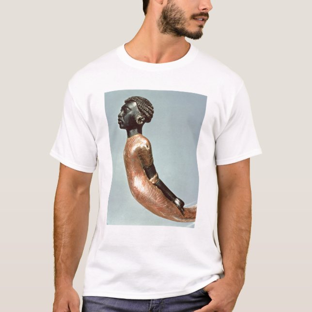 Figure of an African man from end of T-Shirt (Front)