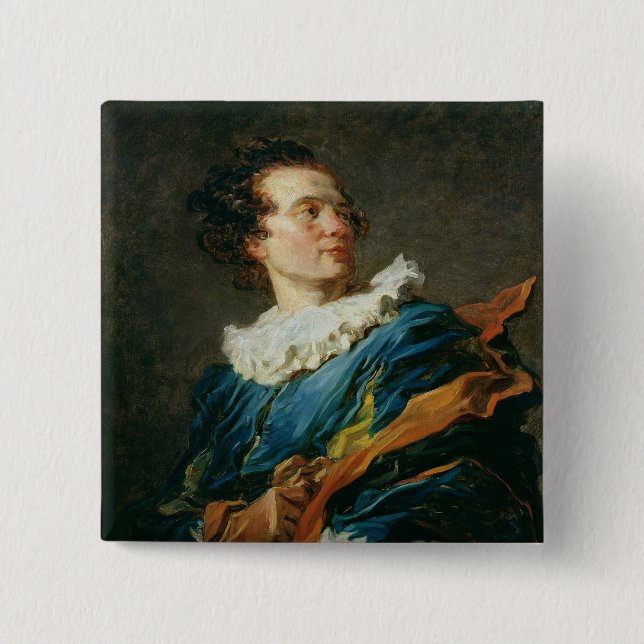 Figure of Fantasy 2 Inch Square Button (Front)