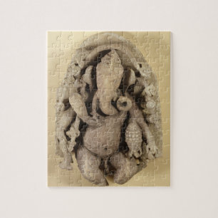 Figure of Ganapati, Chandella Dynasty (sandstone) Jigsaw Puzzle