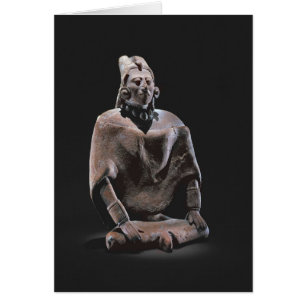 Figure of mayan seated king, from Isle ofJaina