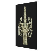 Figure of the Hindu Goddess Kali Stretched Canvas Prints