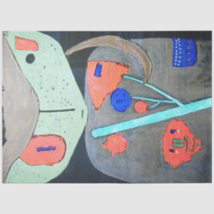 Figure of the Oriental Theatre, Paul Klee Tissue Paper
