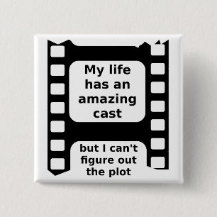 Figure Out The Plot Funny Button Badge