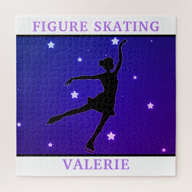 Figure Patinage étoiles Puzzle (Vertical)