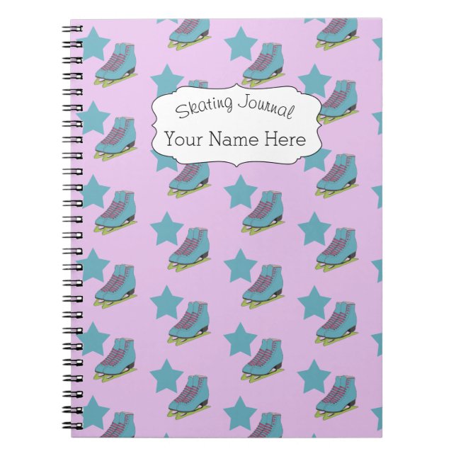 Figure Skate Notebook Journal (Front)