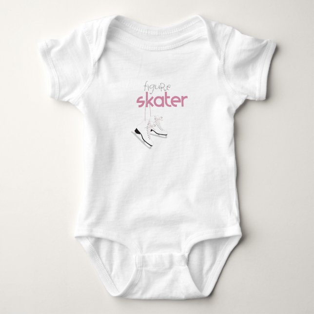 Figure Skater Baby Bodysuit (Front)