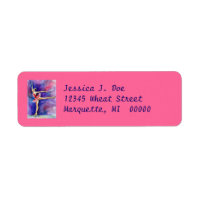Figure Skater Grace athlete Return Address Labels