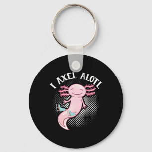 Figure Skater I Axel Alotl Ice Skating Axolotl 1 Keychain