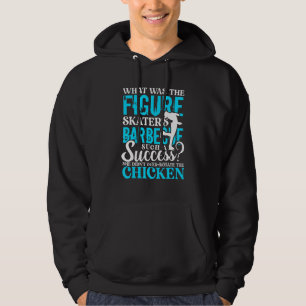 Figure Skater Ice Skating Barbecue Success Chicken Hoodie