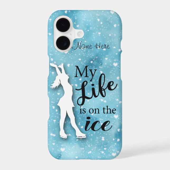 Figure Skater Iphone Case (Back)