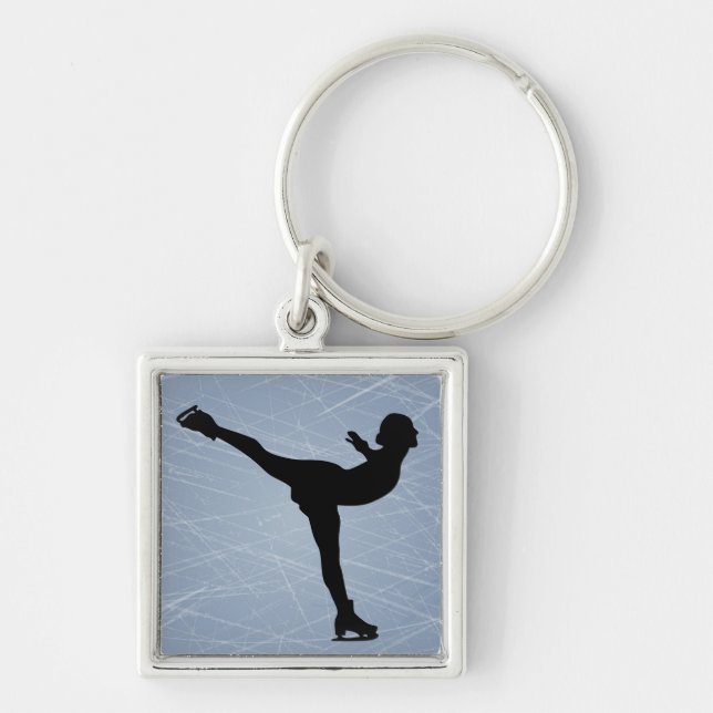 figure skater key chain (Front)