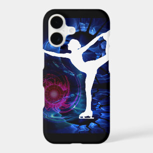 Figure Skater on Technicolor Ice