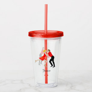 Figure Skating Acrylic Tumbler