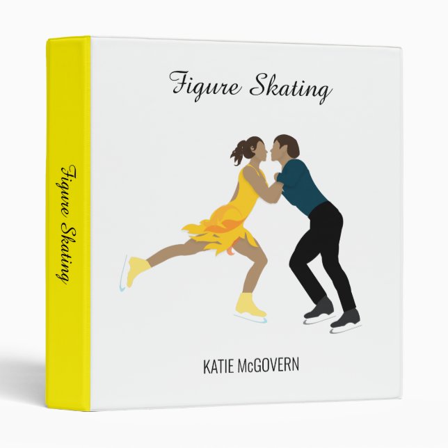 Figure Skating Binder (Front/Spine)