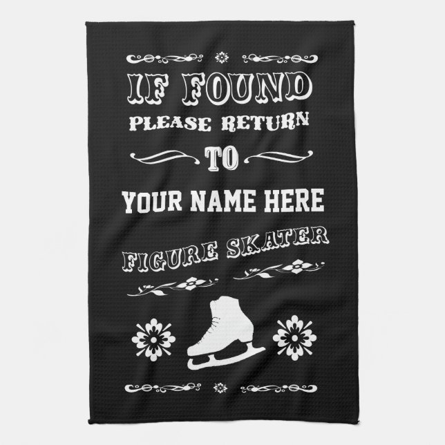 Figure Skating Blade Wiping Towel (Vertical)