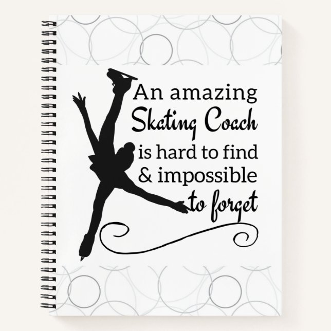 Figure skating coach notebook - Hard to find (Front)
