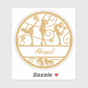 Figure Skating Custom Name Vynil