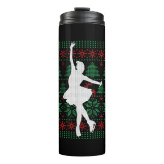 Figure Skating Dancer Ice Skate Dancing Happy Thermal Tumbler