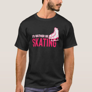 Figure Skating Dress Bag Skater Girls Ice Skate T-Shirt