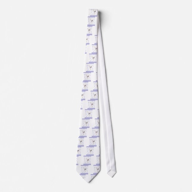 Figure Skating Giftware Tie (Front)