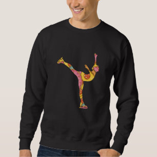 Figure Skating Girls And Women Ice Skating  7 Sweatshirt
