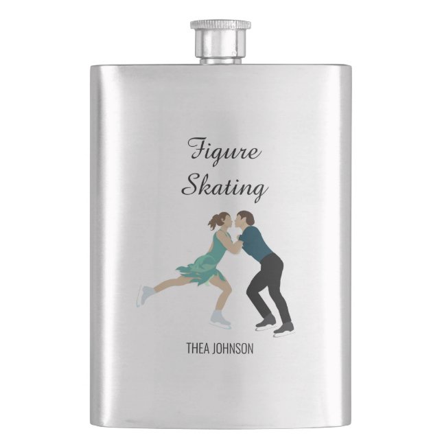 Figure Skating Hip Flask (Front)
