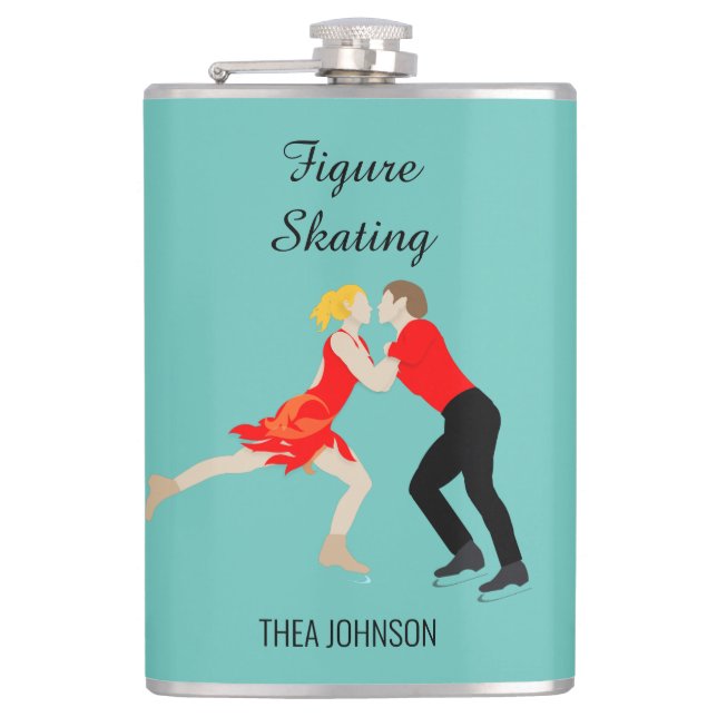 Figure Skating Hip Flask (Front)