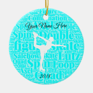Figure Skating Ice Personalized Ornament
