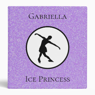 Figure Skating "Ice Princess" Personalized Binder