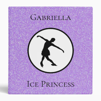 Figure Skating "Ice Princess" Personalized Binder